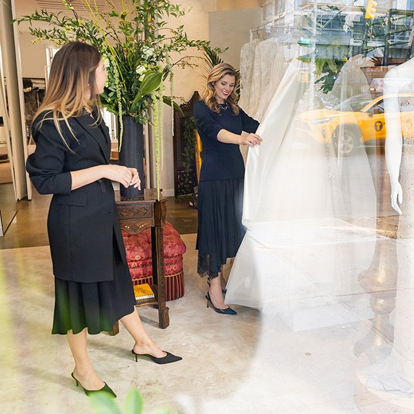 In Person bridal fashion styling